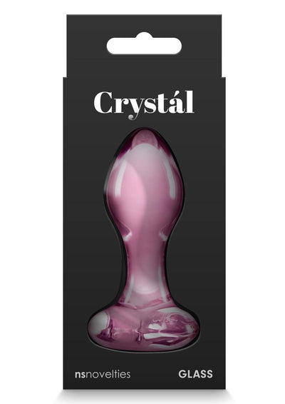 Crystal Premium Glass Heart Probe - Pink