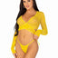 Daisy Lace Wrap-Around Crop Top and Side Tie Panty