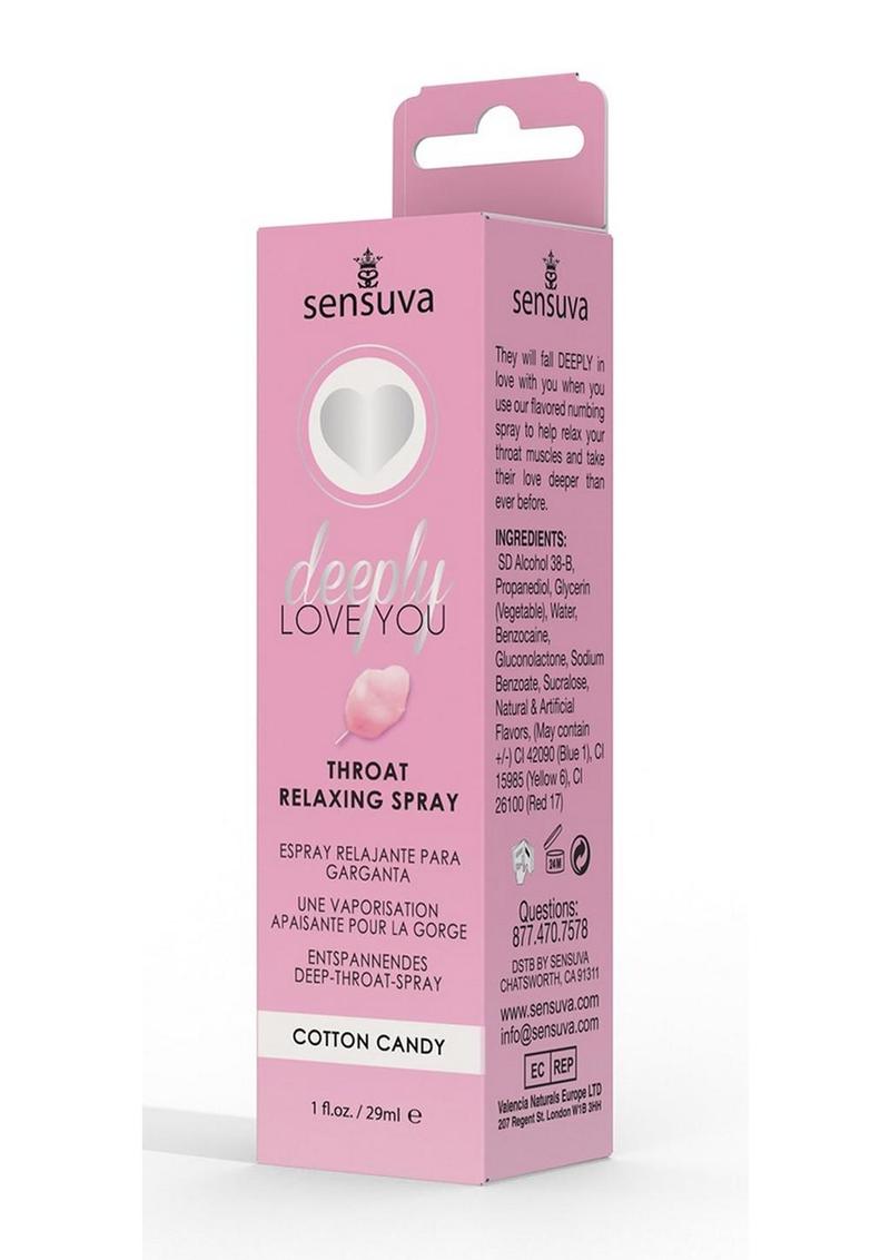 Deeply Love You Throat Relaxing Spray Cotton Candy - 1oz