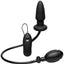 Deluxe Wonder Plug Inflatable Silicone Vibrating Butt Plug with Remote Control