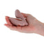Desire Demure Rechargeable Silicone Wearable Dual Motor Vibrator with Clitoral Stimulator - Caramel