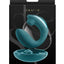 Desire Euphoria Dual End Vibrator with Air Pulse Clitoral Stimulation - Green