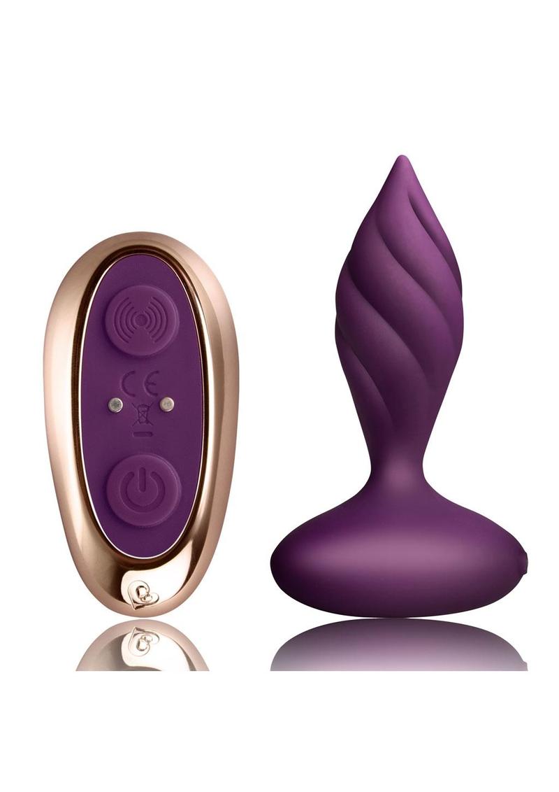 Desire Rechargeable Silicone Anal Plug with Remote Control