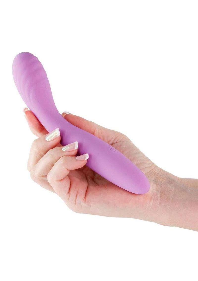 Desire Sonata Rechargeable Silicone G-Spot Vibrator - Lavender/Purple