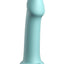 Dillio Platinum Big Hero Silicone Dildo - Teal - 6in