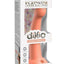 Dillio Platinum Secret Explorer Silicone Dildo - Orange - 6in