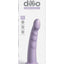 Dillio Platinum Slim Seven Silicone Dildo - Lavender/Purple - 7in