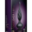 Discover Rechargeable Silicone Anal Vibrator with Remote Control - Black/Rose Gold