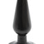 Doc Johnson Classic Butt Plug - Black - Medium