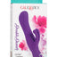 Double Dancer Silicone Rabbit Vibrator - Purple