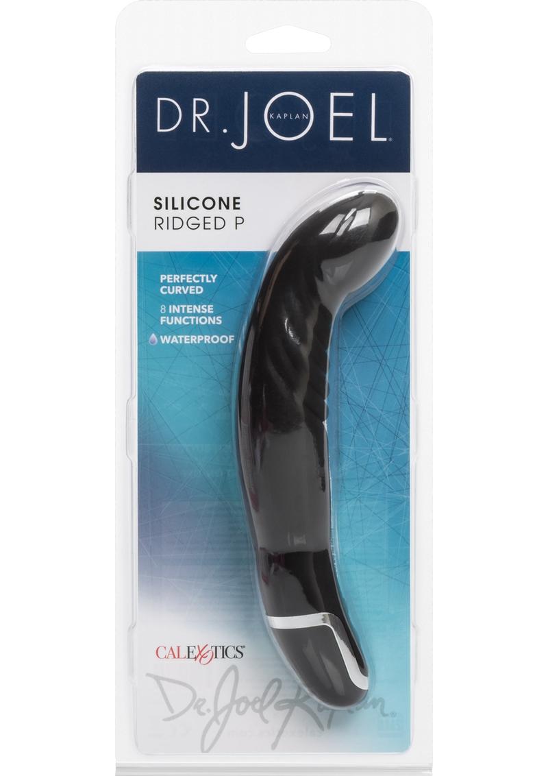 Dr. Joel Kaplan Silicone Ridged Prostate Stimulator - Black