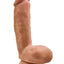 Dr. Skin Glide Self Lubricating Dildo with Balls