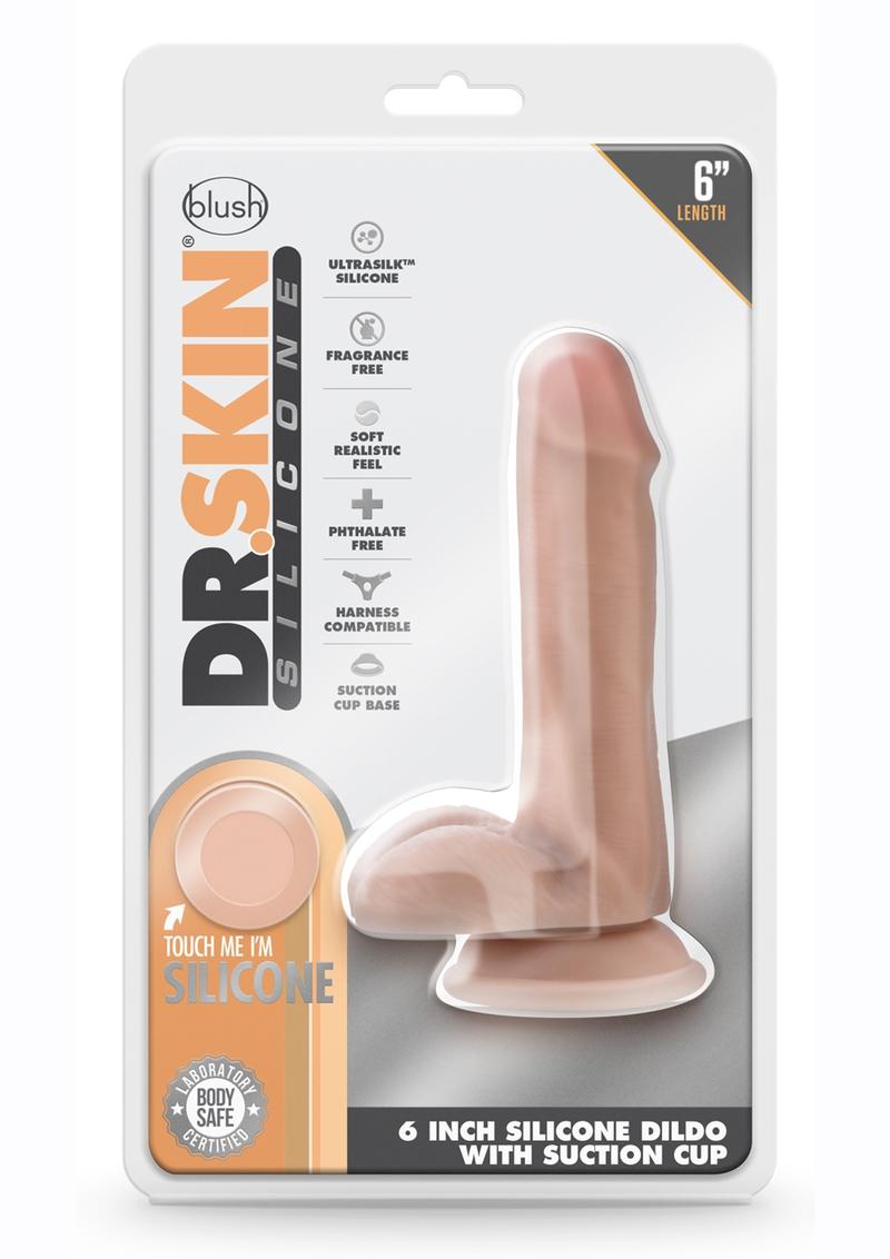 Dr. Skin Dr. Daniel Silicone Dildo with Balls and Suction Cup