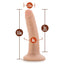 Dr. Skin Dr. Lucas Silicone Dildo with Suction Cup - Vanilla - 5.5in