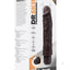 Dr. Skin Silicone Dr. David Vibrating Dildo - Chocolate - 8in