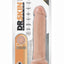 Dr. Skin Silicone Dr. Henry Dildo with Suction Cup - Vanilla - 9in