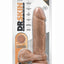 Dr. Skin Silicone Dr. Julian Dildo with Balls and Suction Cup - Caramel - 9in