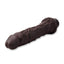 Dr. Skin Silicone Dr. Richard Vibrating Dildo - Chocolate - 9in