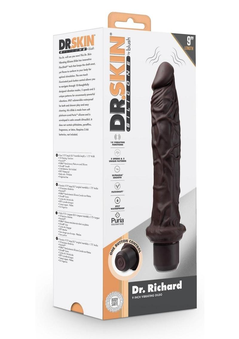 Dr. Skin Silicone Dr. Richard Vibrating Dildo