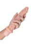 Dr. Skin Silicone Dr. Richard Vibrating Dildo - Vanilla - 9in