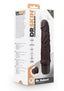 Dr. Skin Silicone Dr. Robert Vibrating Dildo - Chocolate - 7in