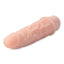 Dr. Skin Silicone Dr. Robert Vibrating Dildo - Vanilla - 7in