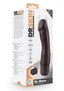 Dr. Skin Silicone Dr. Steve Vibrating Dildo - Chocolate - 7in