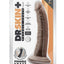 Dr. Skin Plus Posable Dildo - Chocolate - 7in