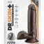 Dr. Skin Plus Posable Dildo with Balls and Suction Cup