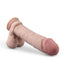 Dr. Skin Plus Thick Posable Dildo with Balls