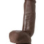 Dr. Skin Plus Thick Posable Dildo with Squeezable Balls