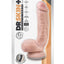 Dr. Skin Plus Thick Posable Dildo with Squeezable Balls - Vanilla - 8in