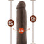 Dr. Skin Plus Thick Posable Dildo with Suction Cup