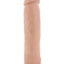 Dr. Skin Plus Thick Posable Dildo with Suction Cup - Vanilla - 9in