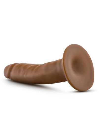 Dr. Skin Cock Dildo with Suction Cup - Caramel - 5.5in