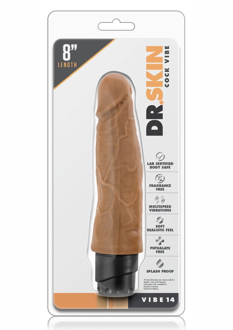 Dr. Skin Cock Vibe 14 Vibrating Dildo