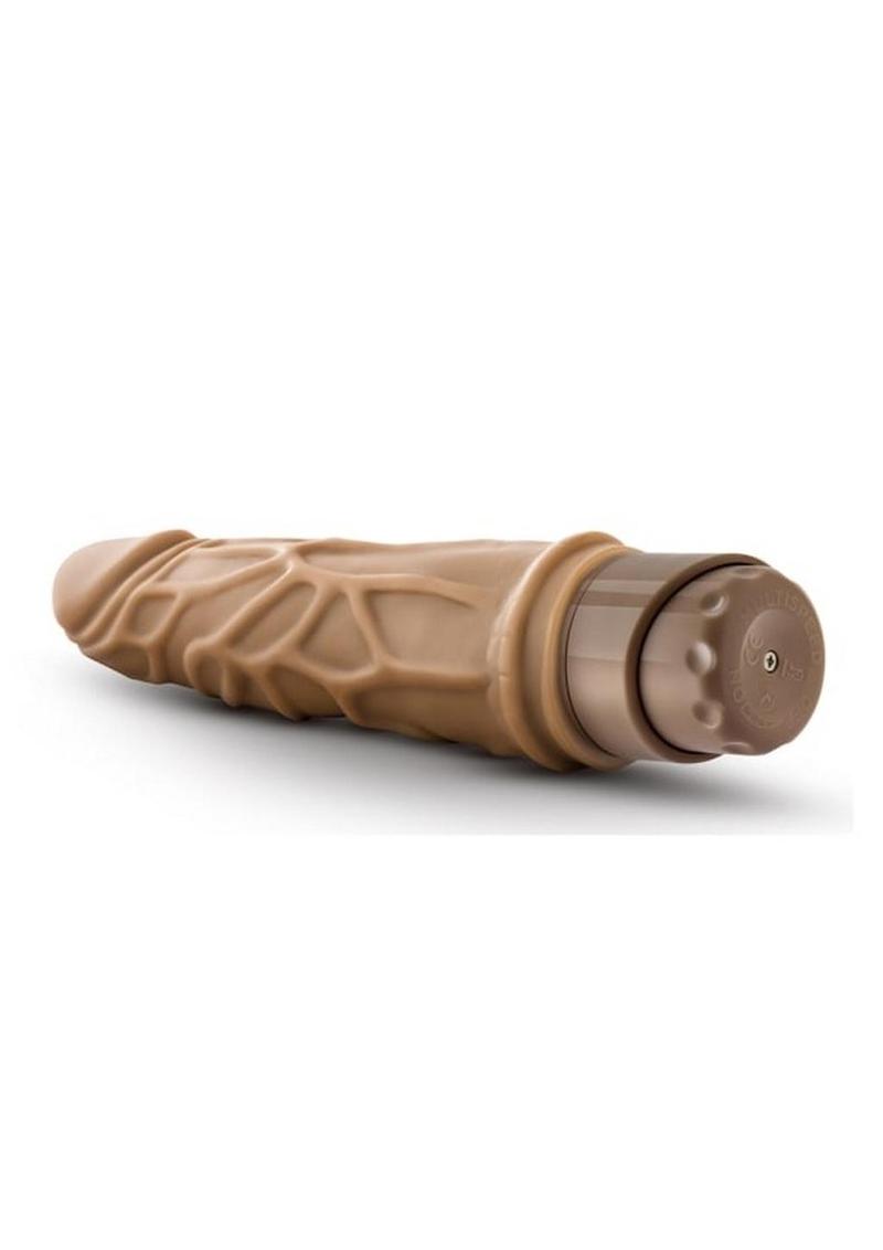 Dr. Skin Cock Vibe 3 Vibrating Dildo - Caramel - 7.25in