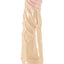 Dr. Skin Cock Vibe 3 Vibrating Dildo - Flesh/Vanilla - 7.25in