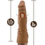 Dr. Skin Cock Vibe 4 Vibrating Dildo - Caramel - 8in