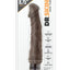 Dr. Skin Cock Vibe 6 Vibrating Dildo - Chocolate - 8.75in