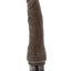 Dr. Skin Cock Vibe 7 Vibrating Dildo - Chocolate - 8.5in