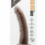 Dr. Skin Dildo with Suction Cup - Chocolate - 7in