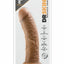 Dr. Skin Dildo with Suction Cup - Caramel - 8in