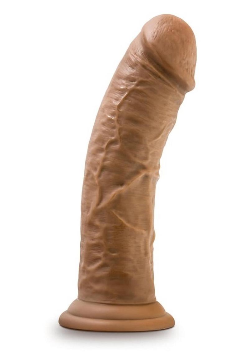 Dr. Skin Dildo with Suction Cup - Caramel - 8in