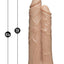 Dr. Skin Double Trouble Dual Penetrating Dildo with Suction Cup