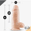 Dr. Skin Dr. Chubbs Dildo with Balls and Suction Cup