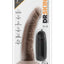 Dr. Skin Dr. Dave Vibrating Dildo with Suction Cup - Chocolate - 7in