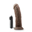 Dr. Skin Dr. Joe Vibrating Dildo with Remote Control - Chocolate - 8in