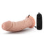 Dr. Skin Dr. Joe Vibrating Dildo with Remote Control - Flesh/Vanilla - 8in