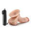 Dr. Skin Dr. Ken Vibrating Dildo with Remote Control - Flesh/Vanilla - 6.5in